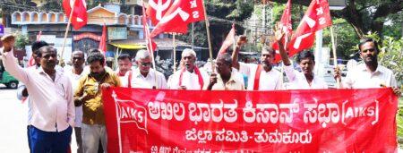 ಬೆಳೆ ನಷ್ಟ ಅನುಭವಿಸಿದ ರೈತರಿಗೆ ಸೂಕ್ತ ಪರಿಹಾರಕ್ಕಾಗಿ ಜಿಲ್ಲಾಧಿಕಾರಿಗೆ ಮನವಿ