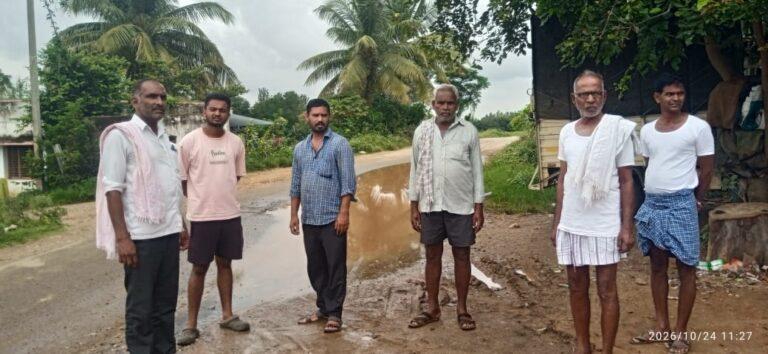 ಕಣ್ಮುಚ್ಚಿ ಕುಳಿತ ಲೋಕೋಪಯೋಗಿ ಇಲಾಖೆ ಅಧಿಕಾರಿಗಳು